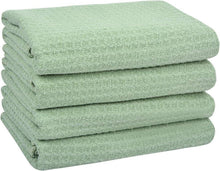 Microfaser Geschirrtücher Grünes Set 40x60cm (4