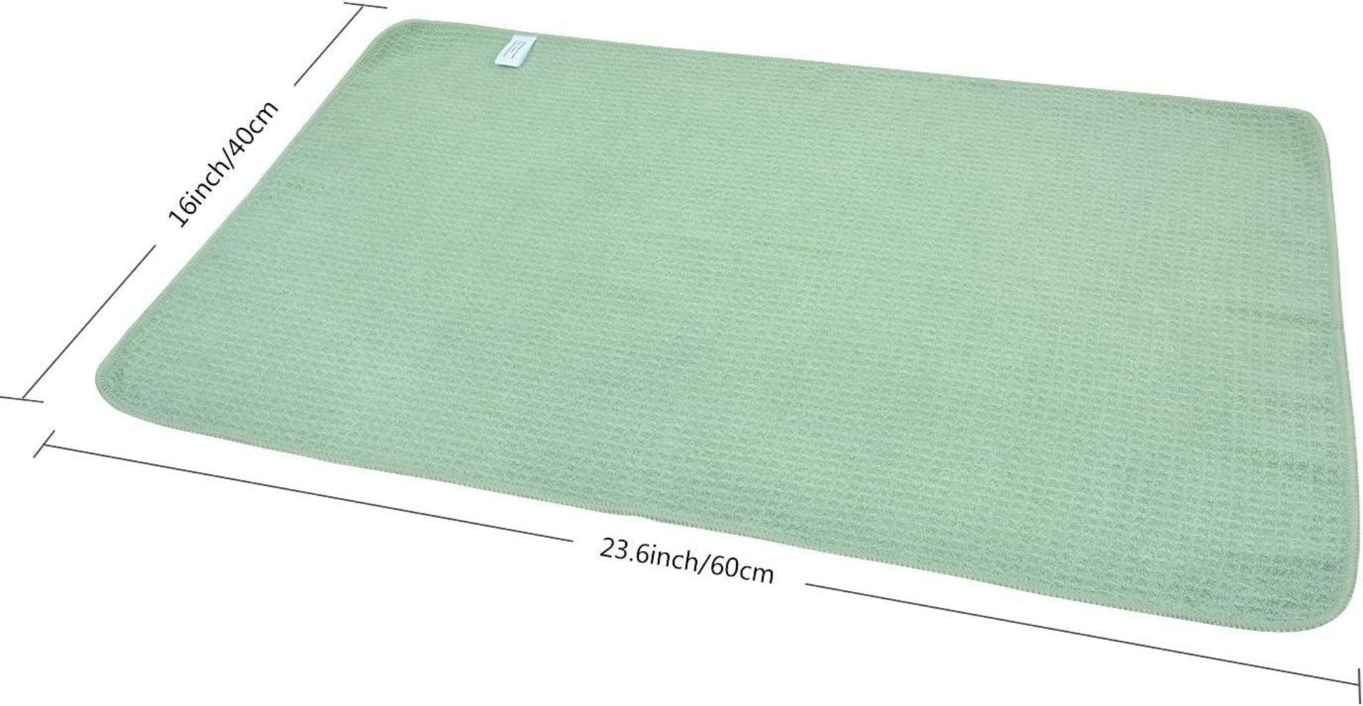 Grüne Mikrofaser Geschirrtücher 40x60cm - Super saugfähig