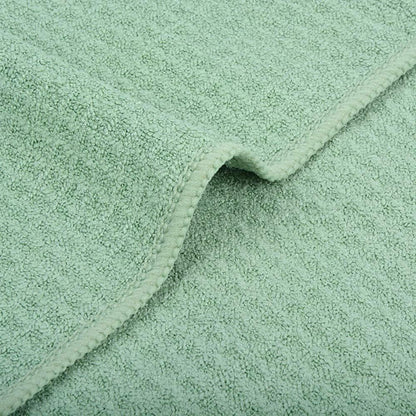 4er Set Grüne Mikrofaser Geschirrtücher 40x60cm - Weich & Saugfähig