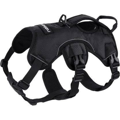 Hundegeschirr mit Griff, ausbruchsicher, L, Schwarz
