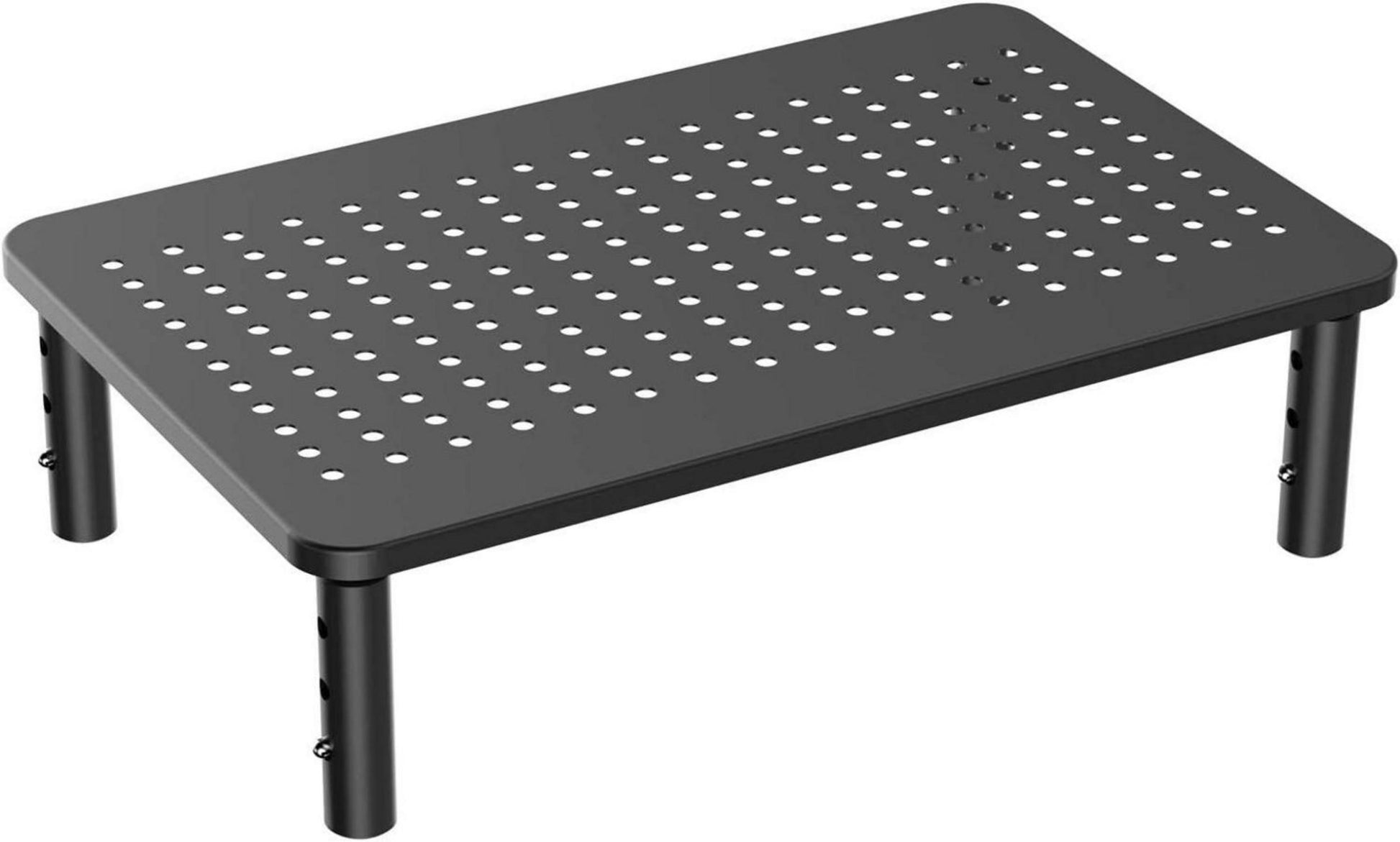 Monitorständer Höhenverstellbar Gitterlochplattform 20 kg