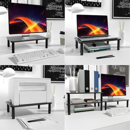 Monitorständer Höhenverstellbar für Laptop PC Beamer bis 20 kg