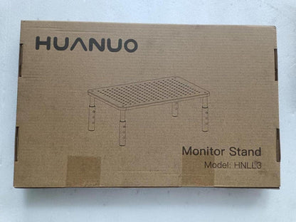 Monitorständer Höhenverstellbar Gitterlochplattform Laptop PC Beamer 20 kg