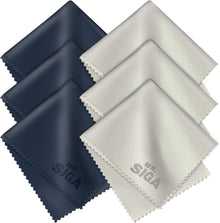 6er Pack Mikrofaser Reinigungstücher für Brillen & Bildschirme 7x6