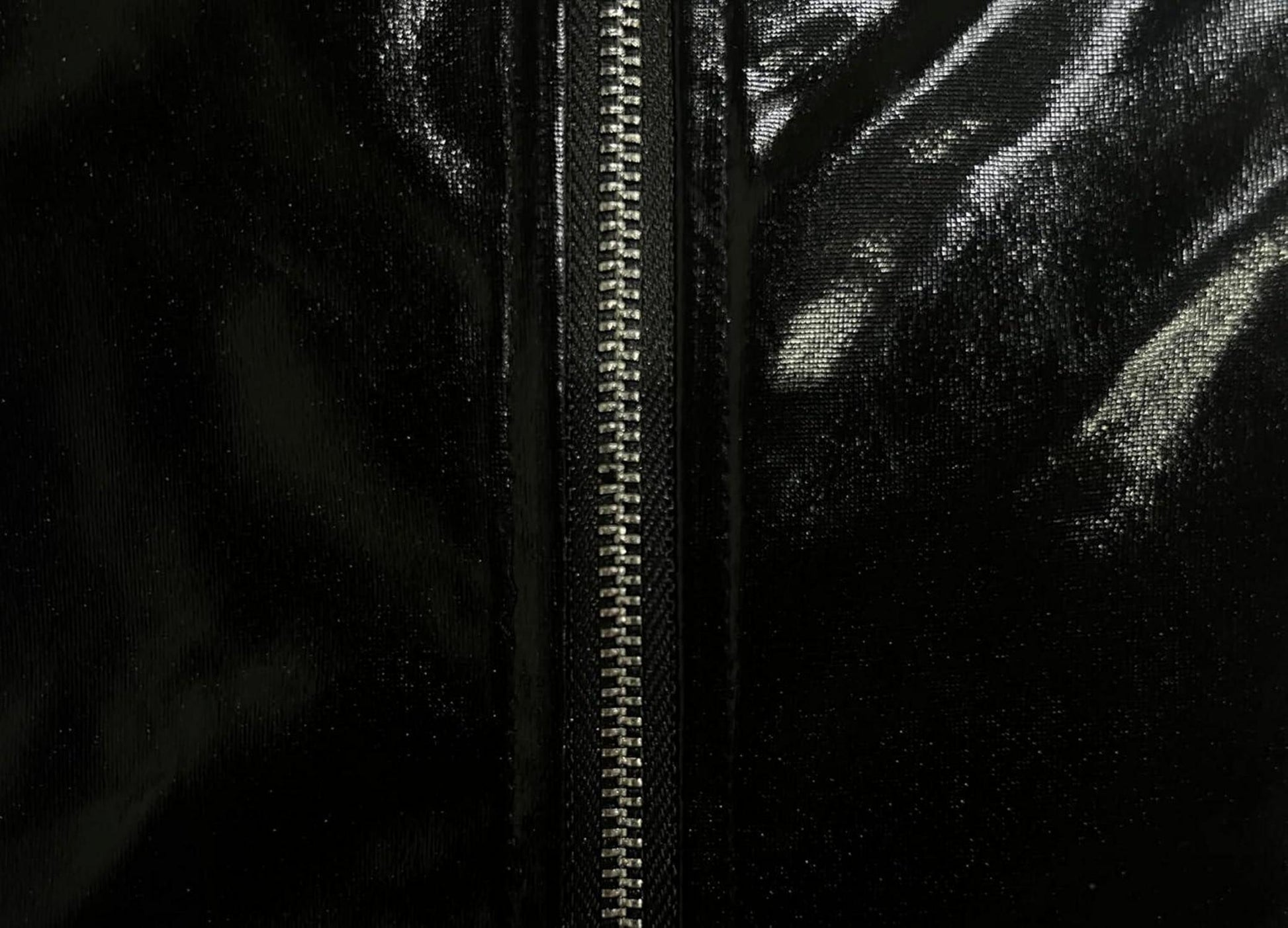 Sexy Clubwear Wetlook Lackleder Partykleid Damen Schwarz Einheitsgröße