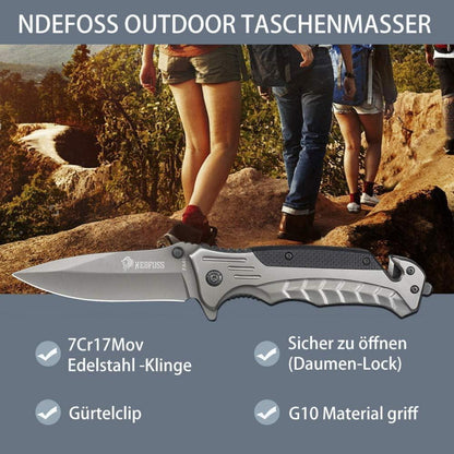 Taschenmesser Klappmesser Rettungsmesser mit Glasbrecher