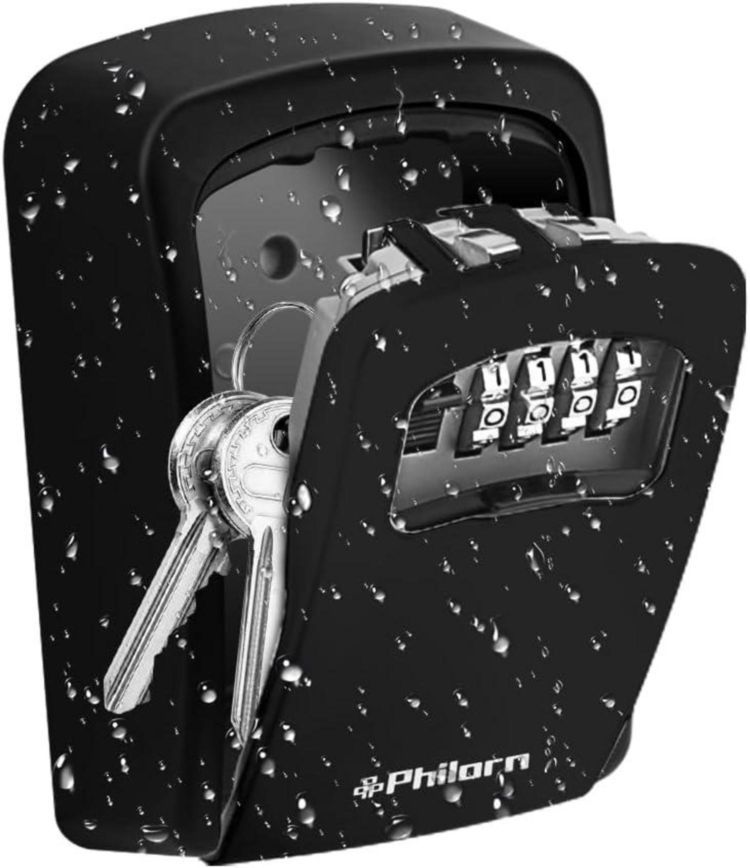 Schlüsseltresor Zahlencode Vollmetall Schlüsselsafe Wetterfest wandtür