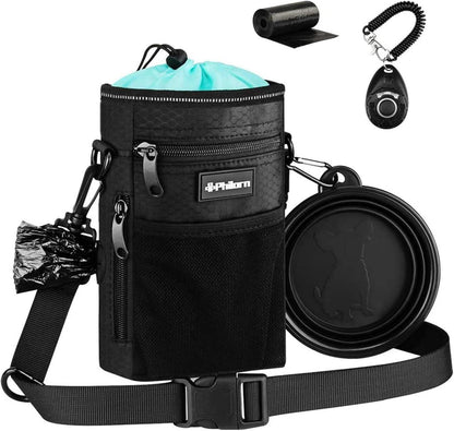 Leckerlie Beutel Wasserdicht Reflektierend mit Poop Tasche Blau