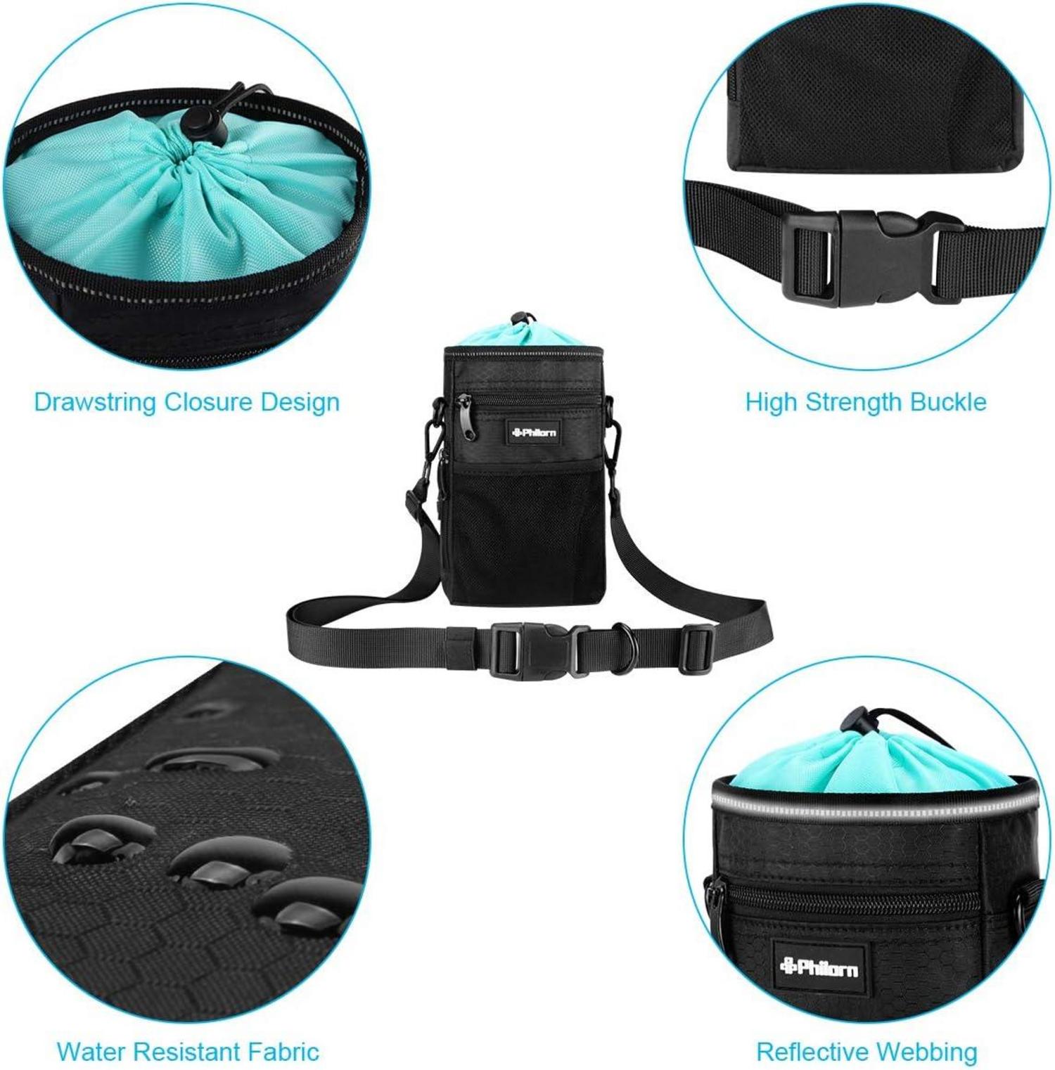 Leckerlie Beutel Hund Wasserdicht Poop Tasche Spender Futterbeutel 3 Tragevarianten