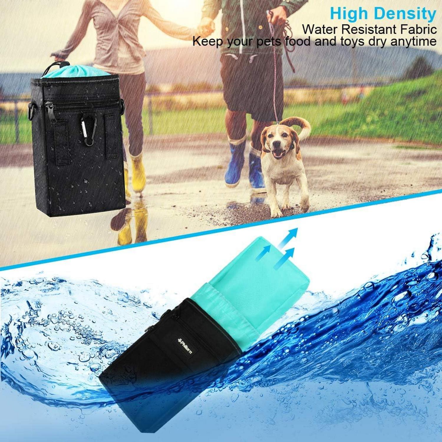 Leckerlie Beutel Wasserdicht mit Poop Tasche und Clicker