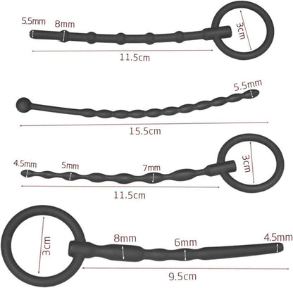 Silikon Dilator Set 8-teilig Penis Plug