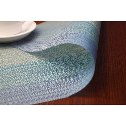 CHAOCHI Platzsets Blau PVC 6er Set Hitzebeständig 30x45cm