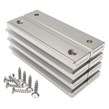 Rechteckmagnete Neodym 30 KG Kraft 60 x 13,5 x 5 mm, 8er Set