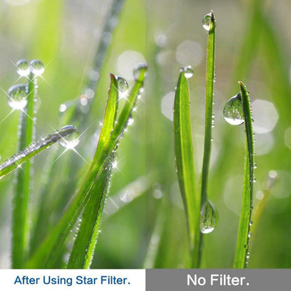 55mm Sternfilter Set mit 4/6/8 Punkten für DSLR Kameras