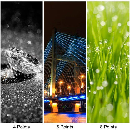55mm Sternfilter Set mit 4/6/8 Punkten für DSLR Kameras