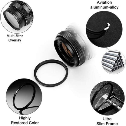 58mm Fotover Sternfilter Set (4 Punkte, 6 Punkte, 8