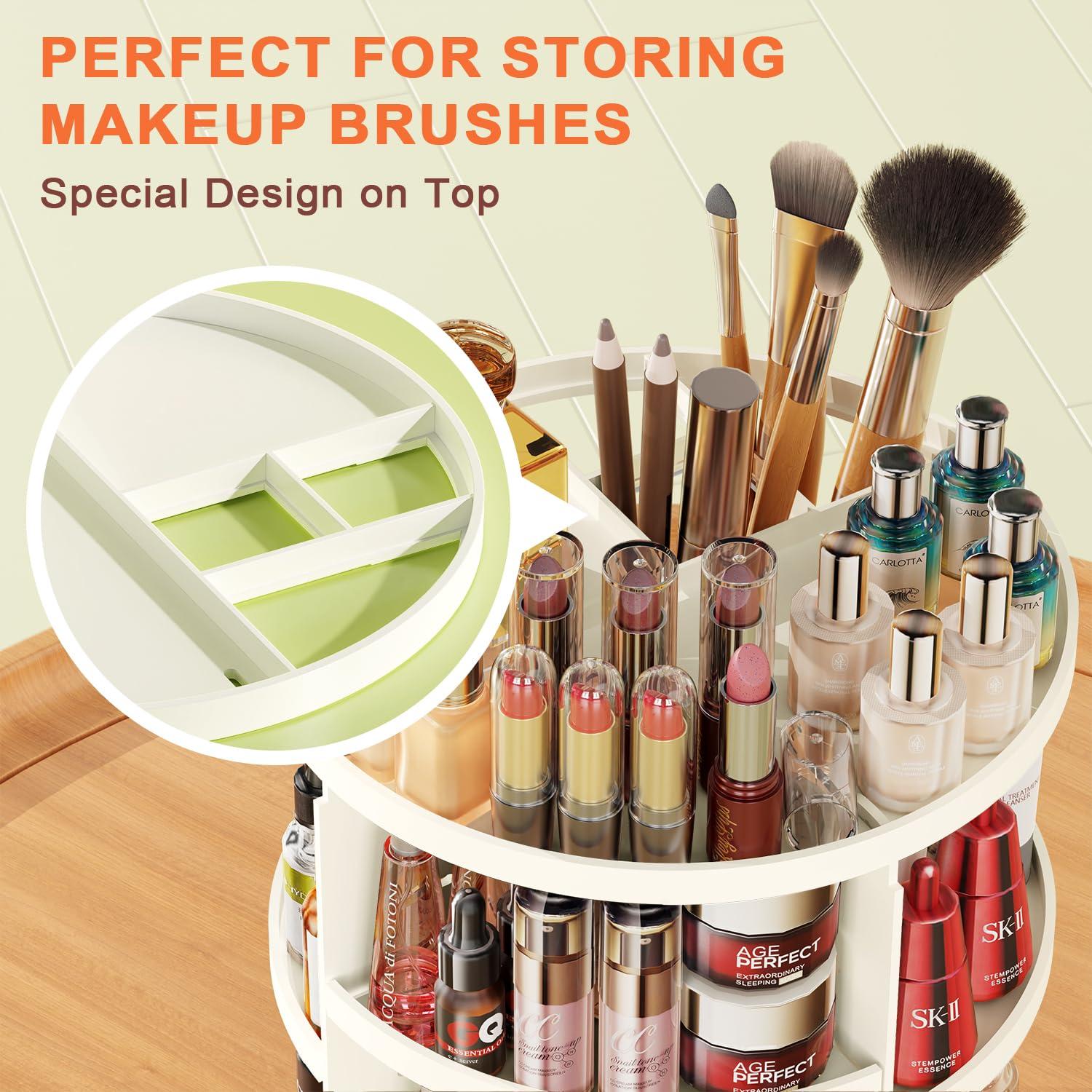 Drehbarer Make-Up Kosmetik Organizer Aufbewahrungsbox