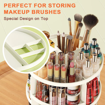 Drehbarer Make-Up Kosmetik Organizer Aufbewahrungsbox