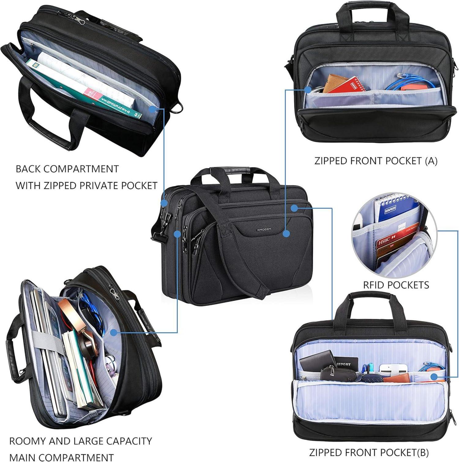Laptoptasche 18 Zoll wasserdicht dehnbar Dokumententasche