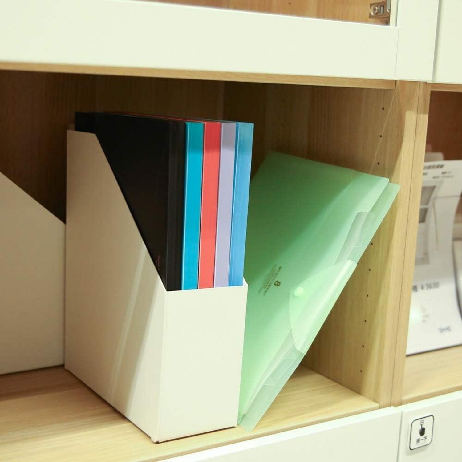 Dokumentenmappe A4 7 Fächer blau Druckknopf Organizer Folder