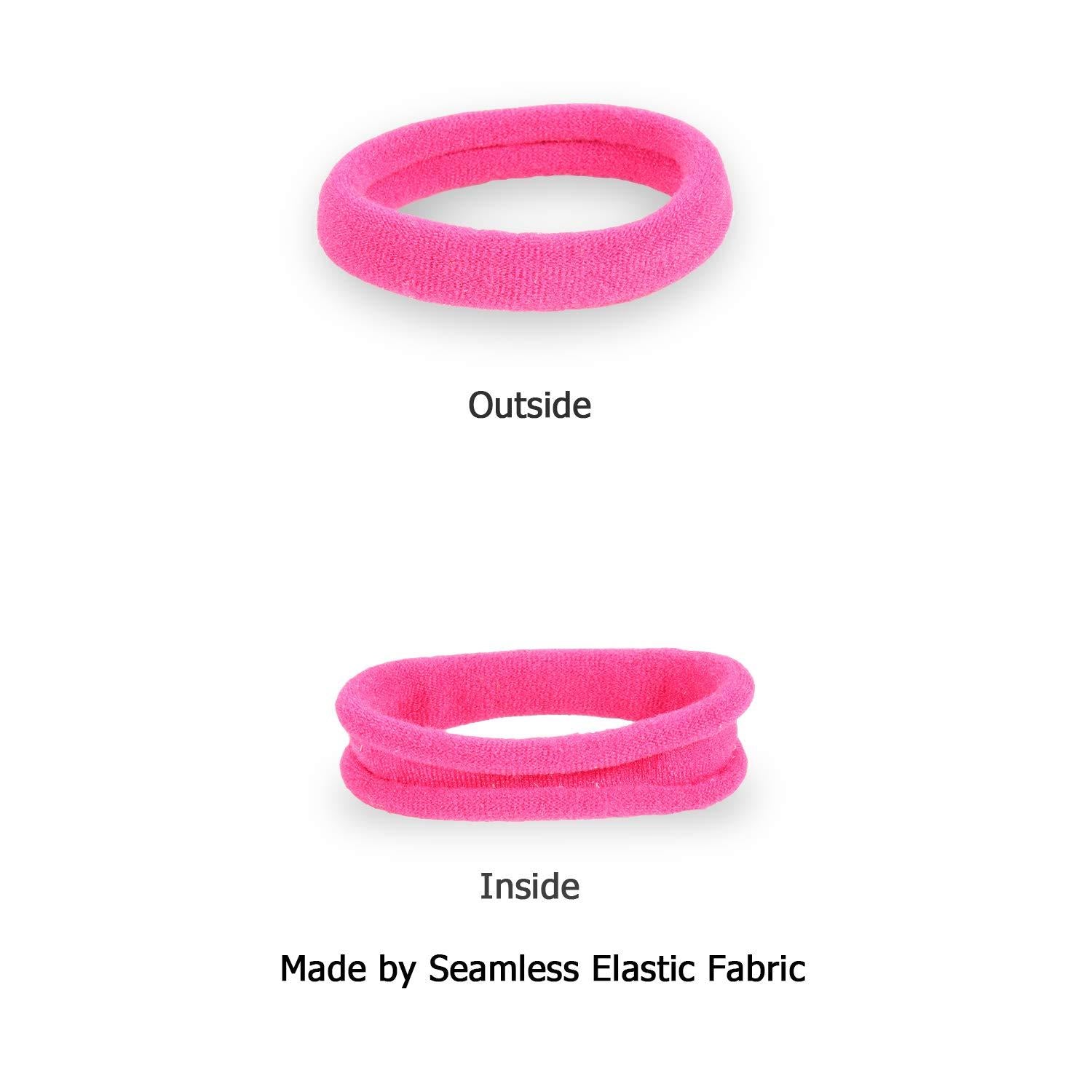Nahtloses Haarband Haargummis Set Pferdeschwanzhalter 4cm
