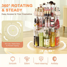 Make Up Organizer 360° Drehbar Transparent 7 Schichten