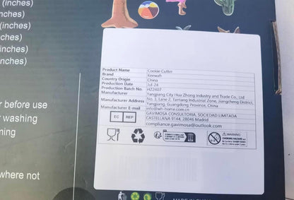 Marihuana Blatt Ausstechform Set 3-teilig Rostfreier Stahl