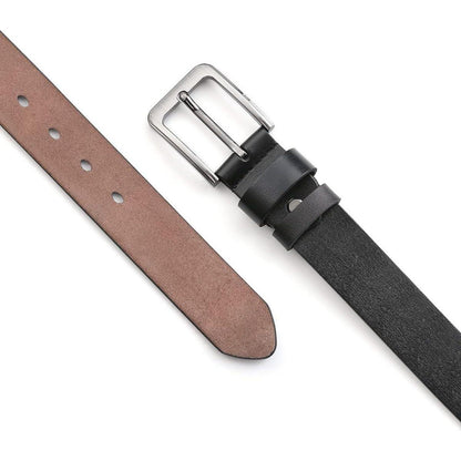 Ledergürtel Herren 100% Vollrindleder Schwarz 160cm