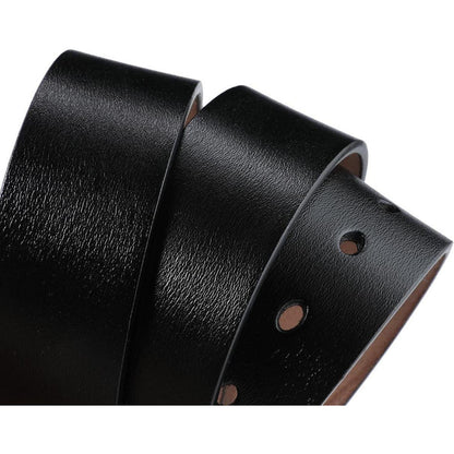 Ledergürtel Herren 100% Vollrindleder Schwarz 160cm