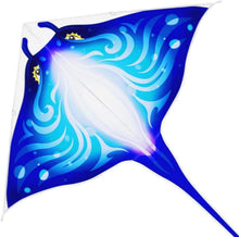 Delta-Drachen Einleiner groß Flugdrachen Blau 58'' für Kinder