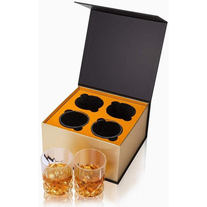 Whisky Gläser Kristallgläser 300ml 4stk Geschenke für Männer