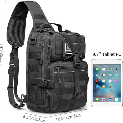 Taktischer Sling Rucksack für Outdoor Sport Camping - 15L