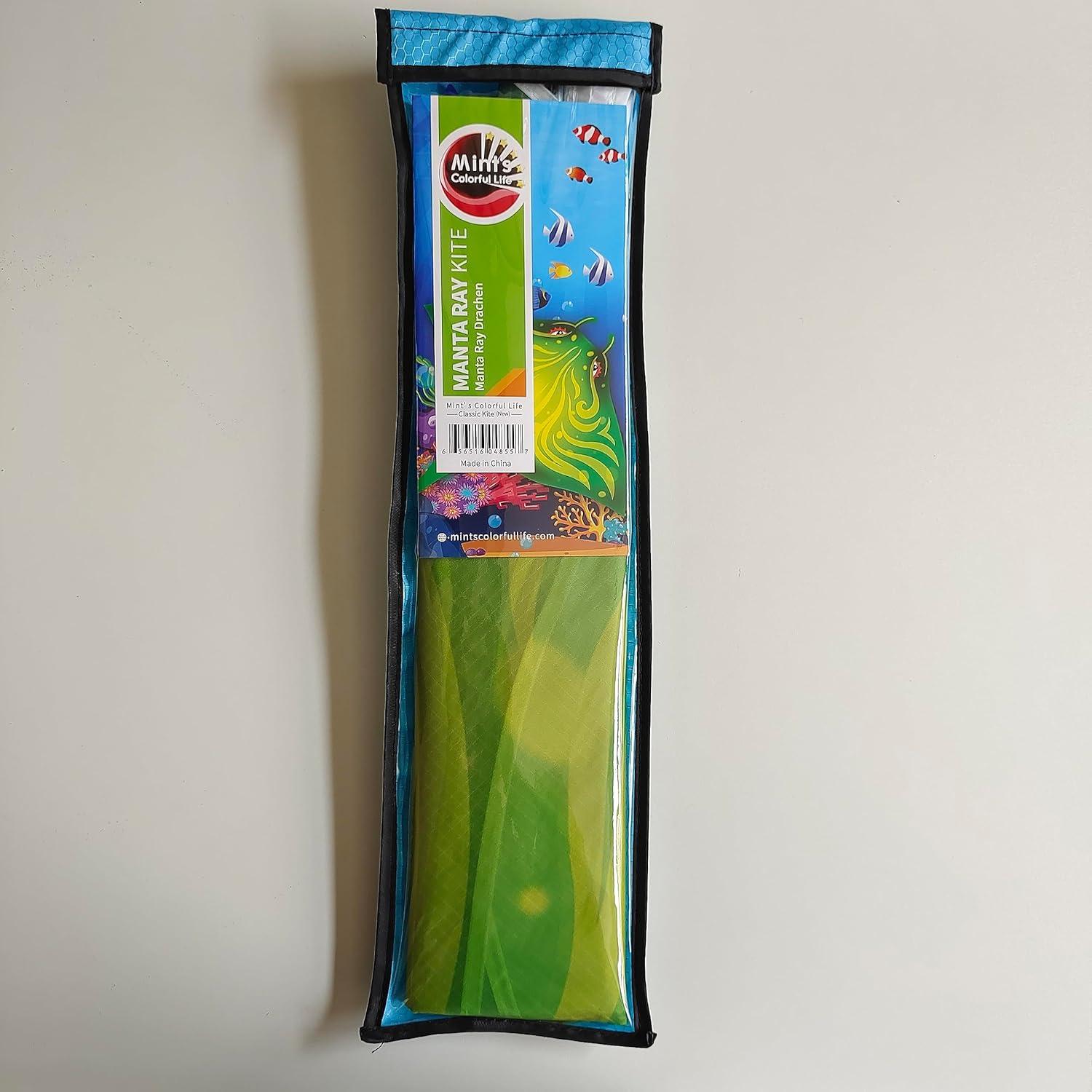 Grüner Devil Fish Drachen für Kinder und Erwachsene, Delta-Drachen