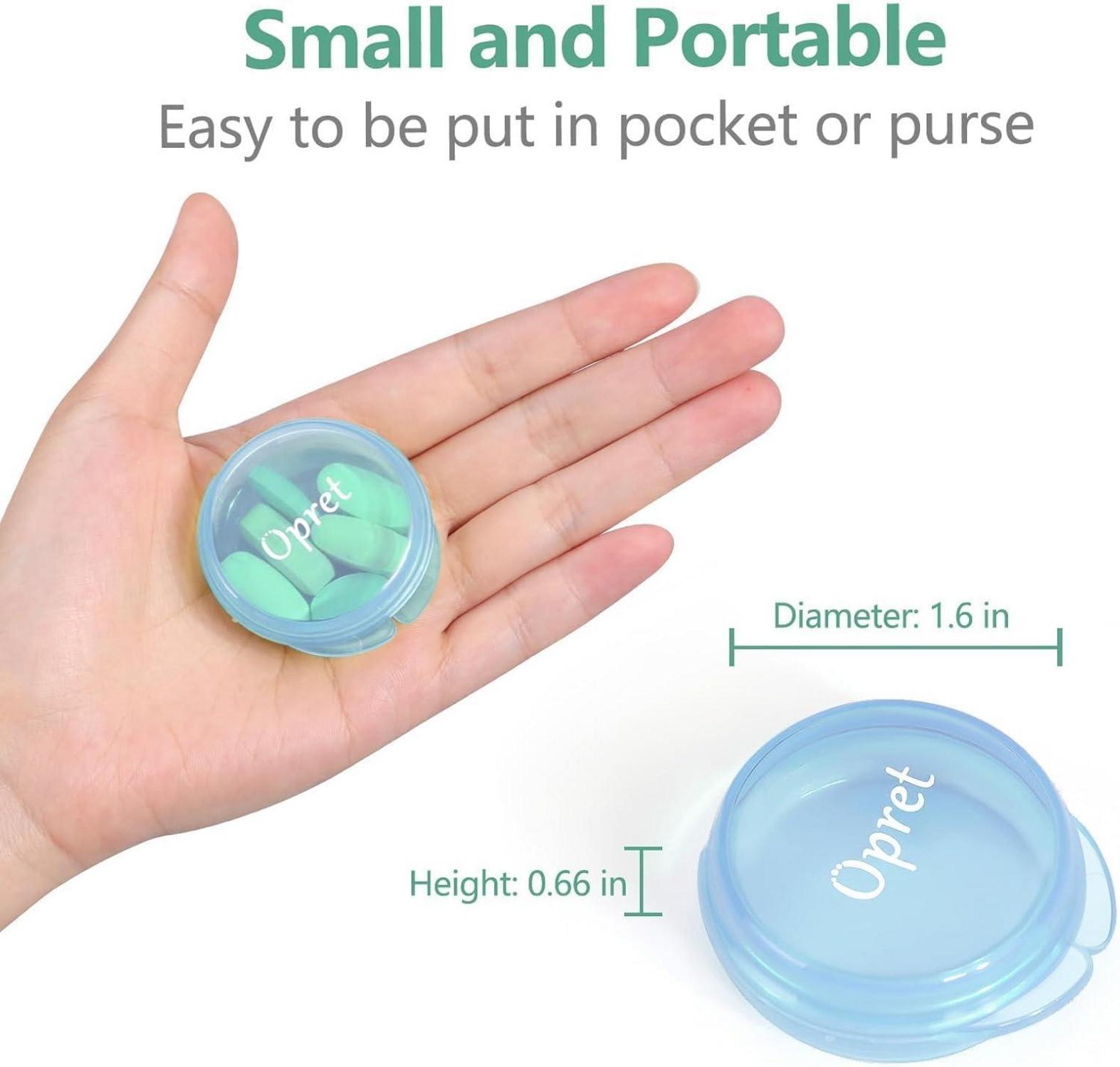 Opret Pillendose Tablettenbox Klein für unterwegs 3er Set Vitamine Fischöl