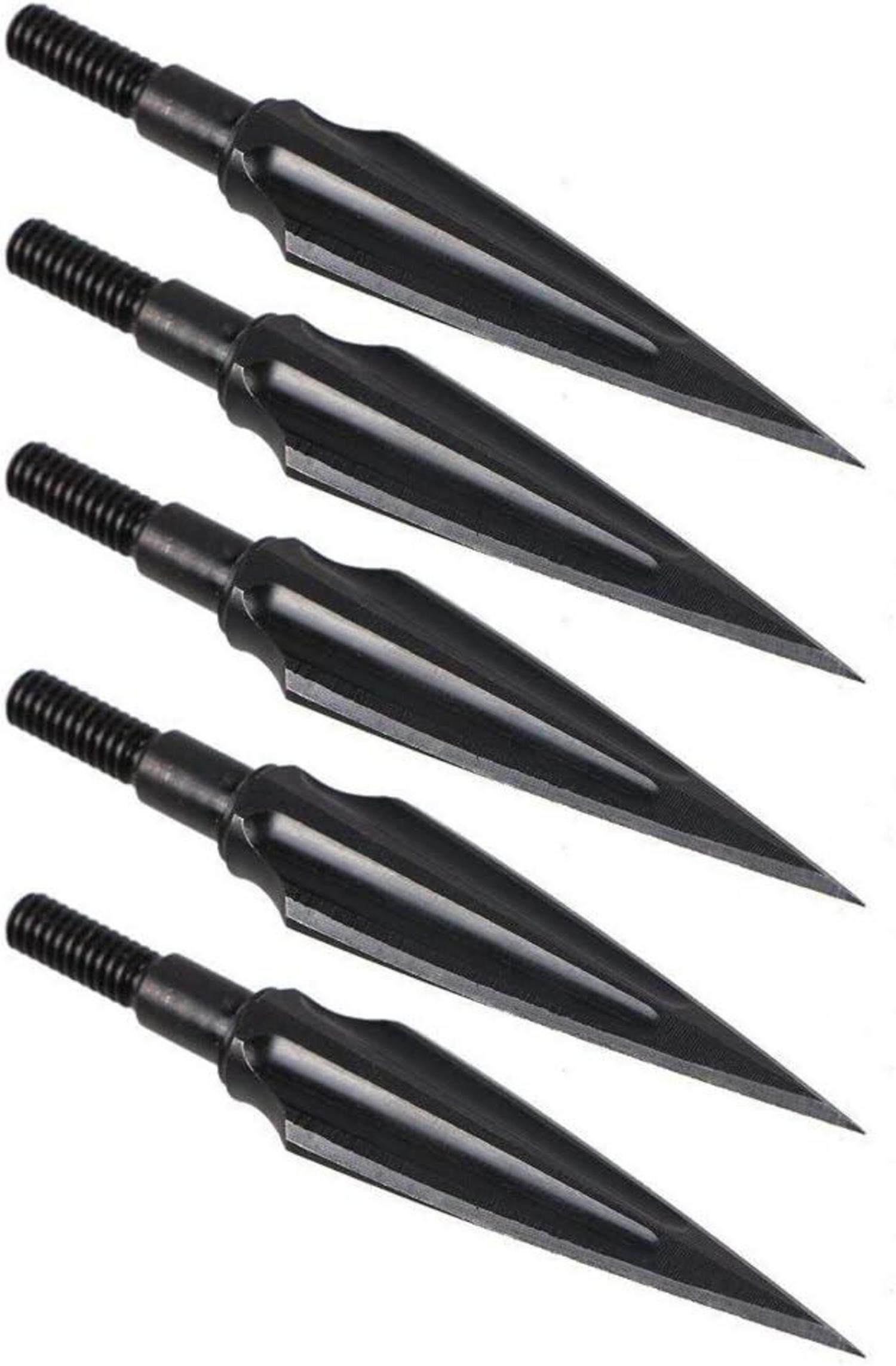 12er Pfeilspitzen Jagdspitzen Metall Reinschrauben Bogen Armbrust TYPE