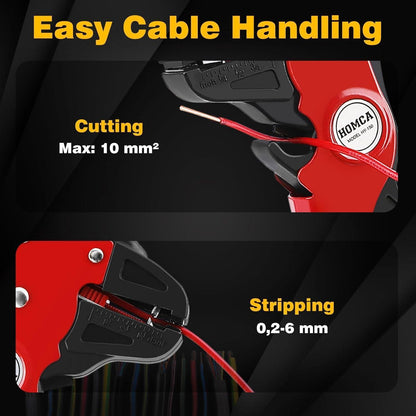 Crimpzange Aderendhülsen Set 0,25-10mm² 1200 Stk. HOMCA