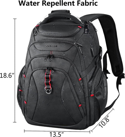 Großer Laptop Rucksack 17,3 Zoll Wasserdicht RFID Business