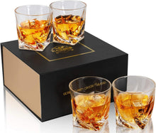 Whiskey Gläser Set Kristallglas Geschenk Box 300ml 4-teilig
