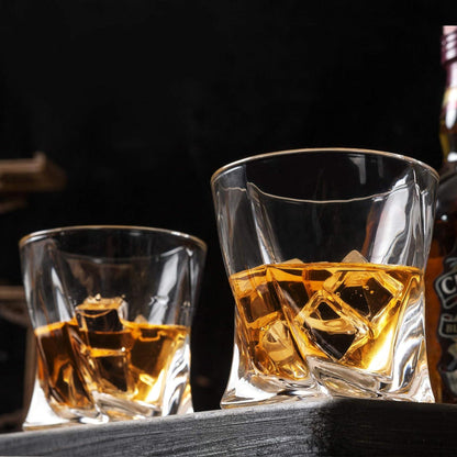 Whiskey Gläser Set Kristallglas Geschenk 4-teilig 300 ml