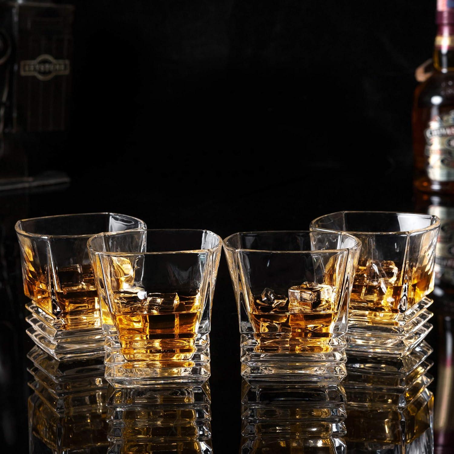 Whisky Gläser Set Kristallglas Geschenk Box 260ml Brillantes Design
