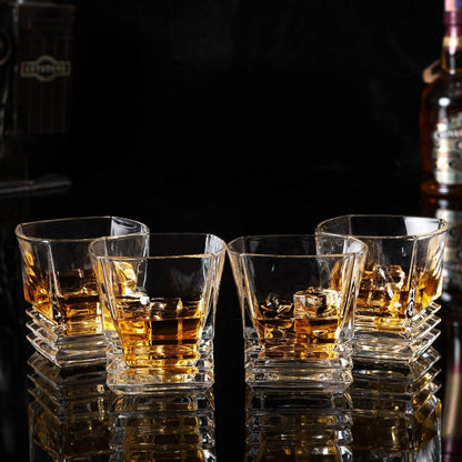 Whisky Gläser Set Kristallglas Geschenk Box 260ml Brillantes Design