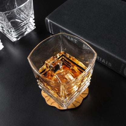 Whisky Gläser 4-teilig Kristallglas Bleifrei 260 ml Geschenk Box