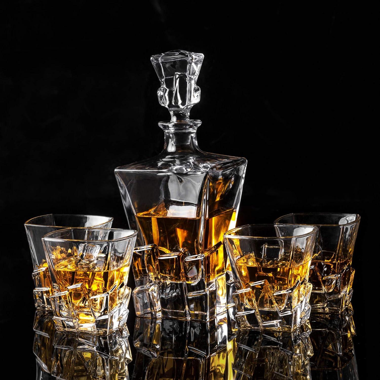 Whisky Karaffe Set 800ml Kristallglas 5-teiligUGINSIDEOTTOModerne mit