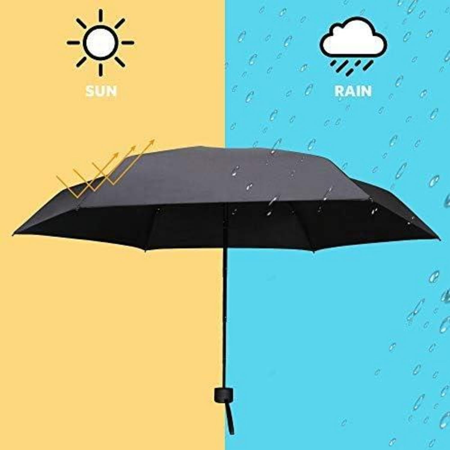 Regenschirm Mini Umbrella Leicht faltender Taschenschirm UV-faltender