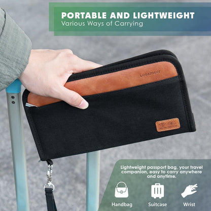 Reisepass Tasche RFID-Blocker Organizer für