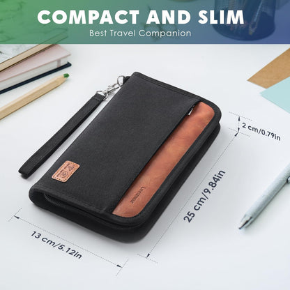 Reisepass Tasche RFID-Blocker Organizer für