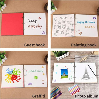 Fotoalbum Groß DIY Felt Scrapbooking Gästebuch Reisealbum