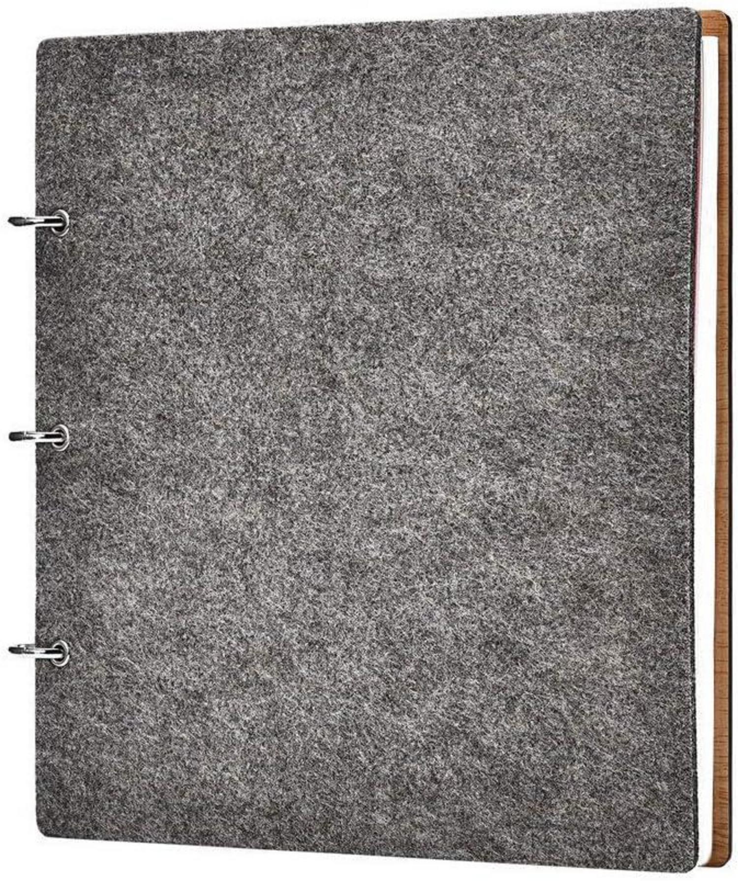 Fotoalbum ZEEYUAN DIY Felt Scrapbooking Weiß 26x26cm
