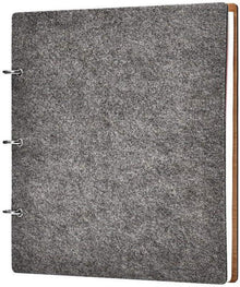 Fotoalbum ZEEYUAN DIY Felt Scrapbooking Weiß 26x26cm