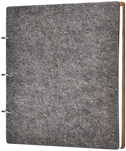 Fotoalbum ZEEYUAN DIY Felt Scrapbooking Weiß 26x26cm